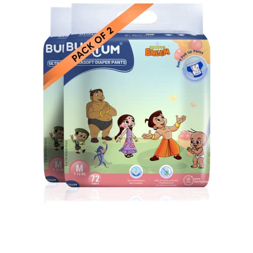 Bumtum Baby Pants Style Diapers - Size M (Pack of 42)