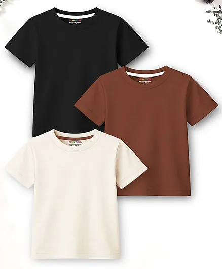 FirstCry Cotton Polyester Blend Half Sleeve Tees