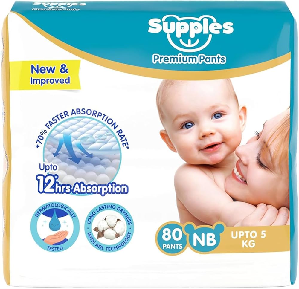 Supples Baby Diaper Pants Medium