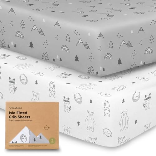 Fancy Fluff Bamboo Viscose Fitted Crib Sheet