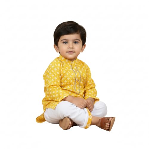 FirstCry Organic Cotton Kurta Set for Baby Boy
