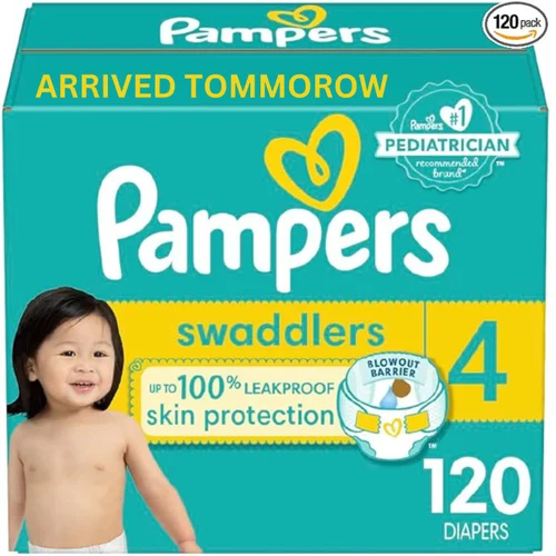 Pampers Swaddlers Size 4 Diaper Pants 34 Pieces (9-14 Kg)
