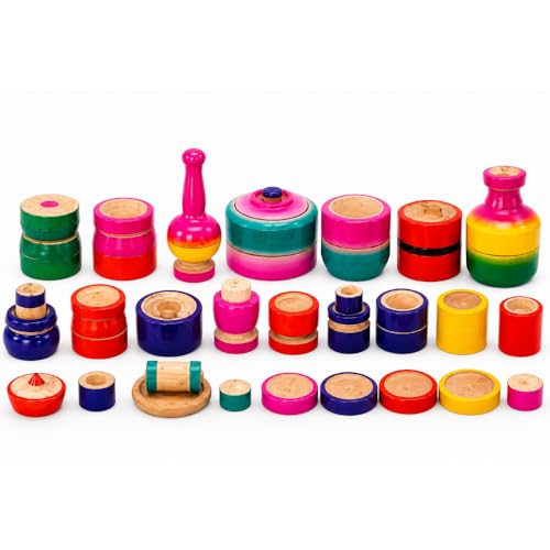 Wooden Kitchen Play Set with Accessories
