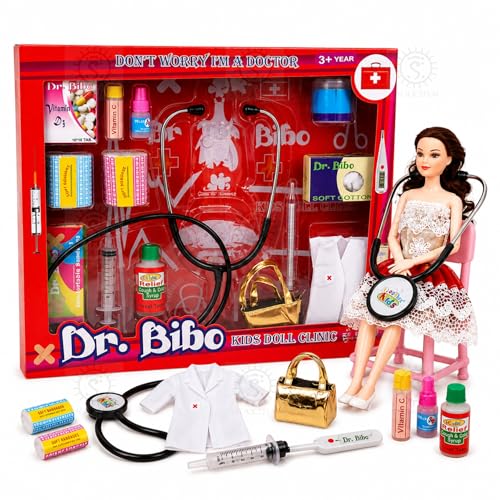 Doctor Kit with Stethoscope & Patient Doll