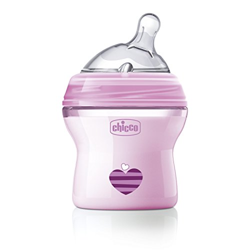 Chicco NaturalFit Anti-Colic Baby Bottle 150ml (Newborn Pack, 2 Count)