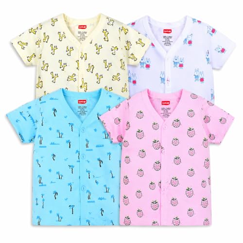 Babyhug Baby Regular Cotton Jhabla Pack of 2