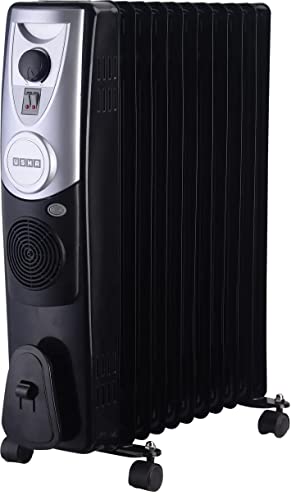 Bajaj Room Heater Oil Filled Radiator with Thermostat