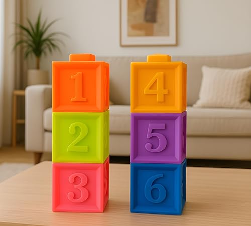 Toyshine Squeezable Soft Blocks (Set of 10)