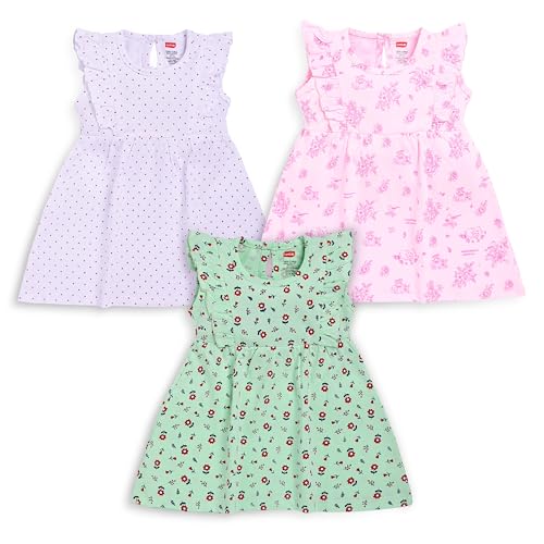 LuvLap Regular Cotton Baby Girl Frock 12-18 Months