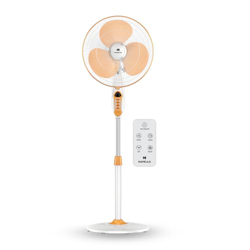 Havells 12 Inch Rechargeable Pedestal Fan with Remote Control