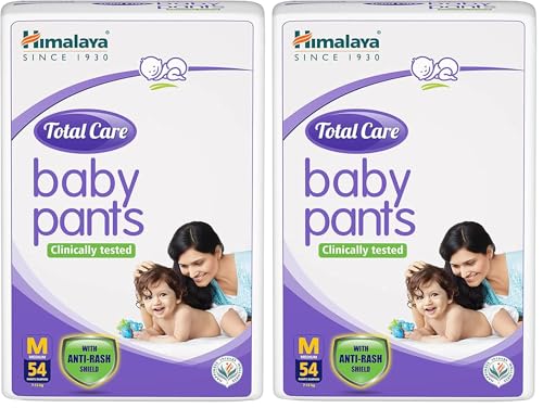 Himalaya Total Care Baby Diapers - Size M (Pack of 30)