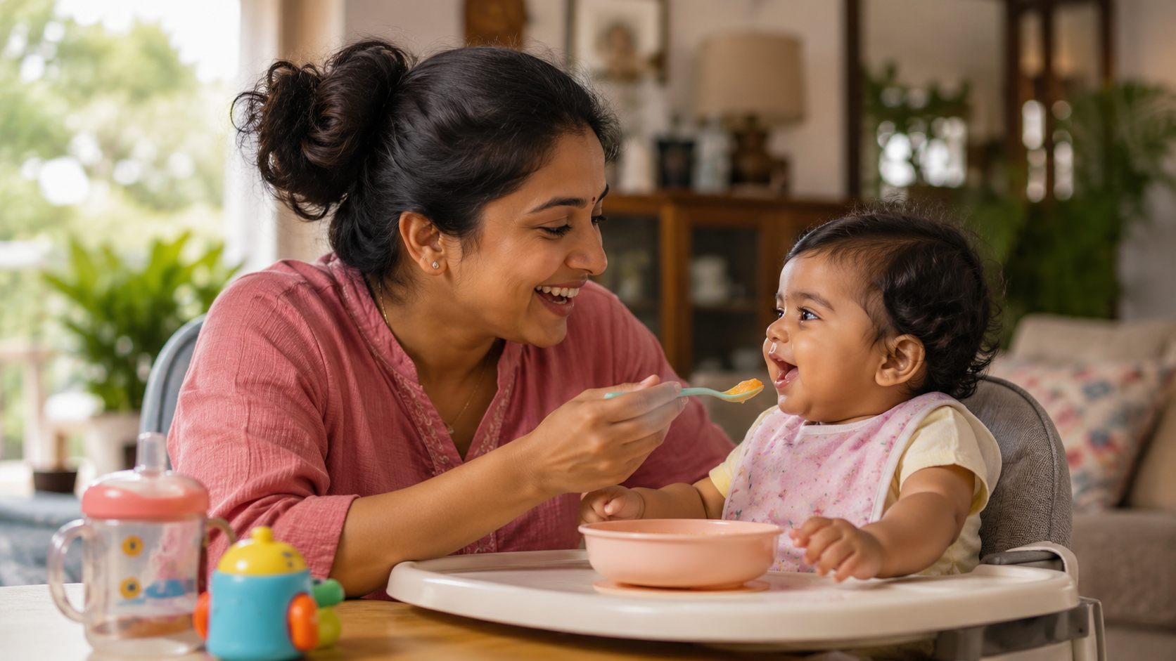 Peas Paneer Khichdi for 12-18 Month Babies: Pressure Cooker Recipe with IAP-Approved Protein