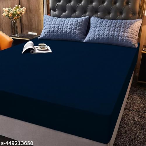 Moms Home Breathable Crib Mattress Protector 100% Cotton Waterproof Layer