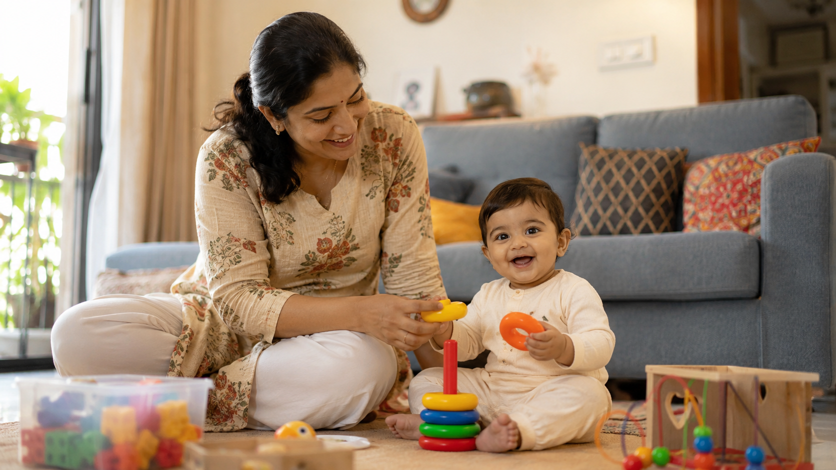 Best Toys for 6 Month Old Baby in India 2026: Sitting Milestone & Sensory Development Guide