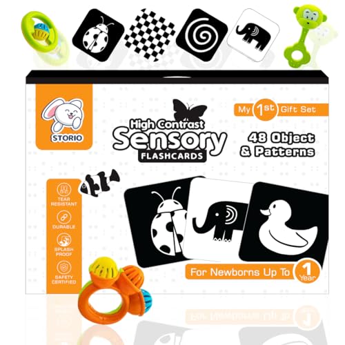Babyhug High Contrast Black & White Flash Cards Set