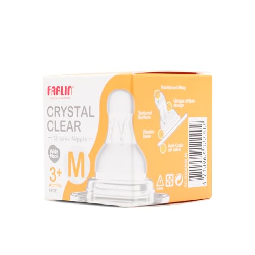 Farlin Anti-Colic Replacement Nipple Medium Flow (2-pack)