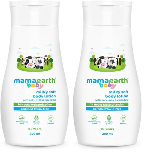 Mamaearth Milk Lotion with Milk Protein & Oats (200ml)