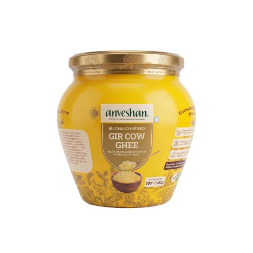 Gir Cow Ghee (Grass-Fed A2 Milk) 500ml
