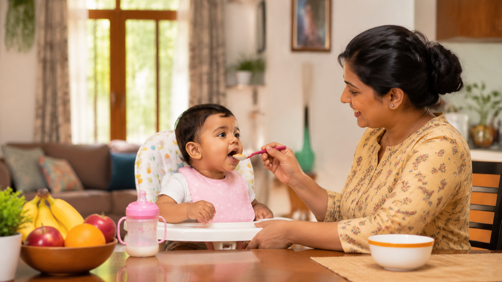Ragi Apple Porridge for Babies (7+ Months): IAP-Approved Recipe with Pressure Cooker Method