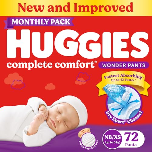 Huggies Dry Pants New Born Size NB (54 Pieces per Pack)