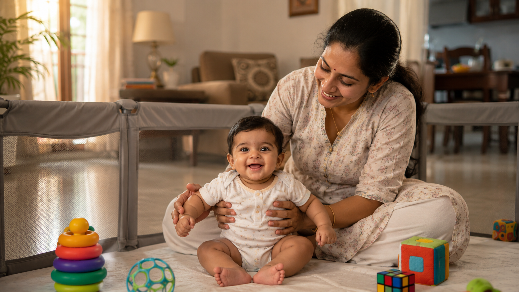 Baby Proofing Checklist for 6-8 Month Sitters: Room-by-Room Guide for Indian Homes