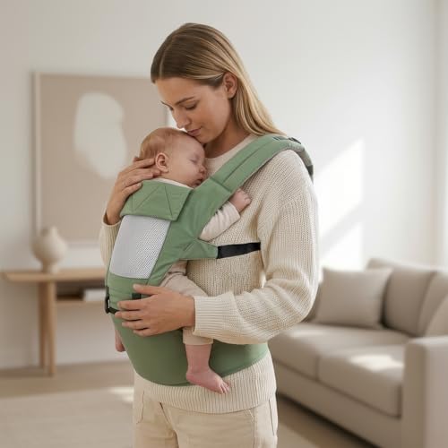 R for Rabbit Cuddle Up Baby Carrier with Detachable Bib