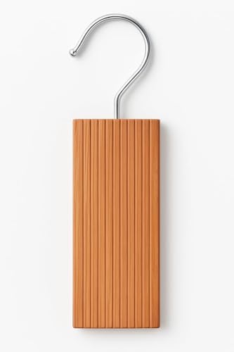 Natural Cedar Wood Blocks for Wardrobe - Moth & Insect Repellent (12 pack)