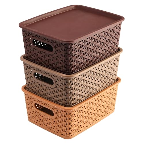 mDesign Stackable Plastic Storage Box with Secure Latch
