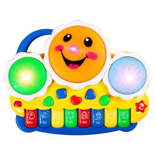 FunBlast Piano Keyboard Musical Toy with 8 Melodies & Drum Sounds