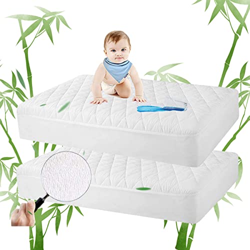 Bamboo Viscose Breathable Crib Mattress Protector