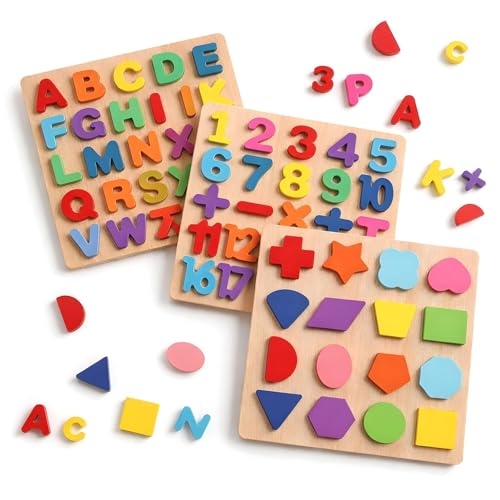 Toyshine Wooden Alphabet Puzzle Educational Toy for Kids
