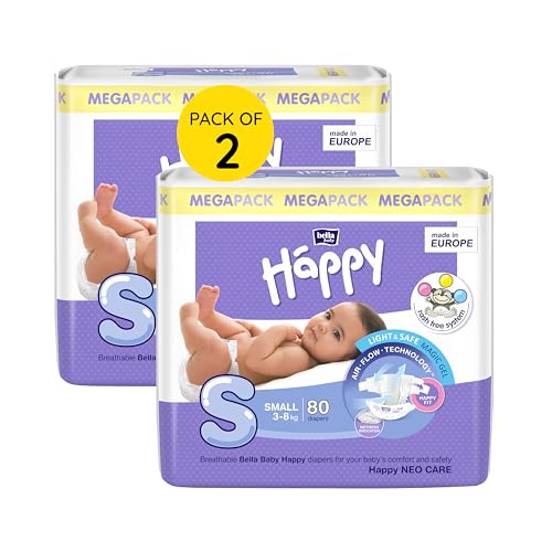 Bella Baby Happy Small Size S Diaper Pants (Pack of 168)