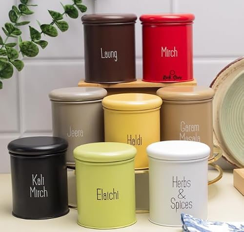 Babys Space Stainless Steel Spice Container Set with Lock (6-Piece)