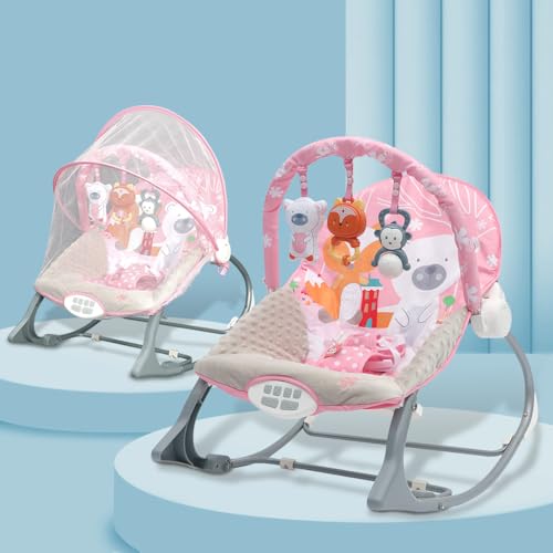 LuvLap Royal Baby Rocker with Safety Harness