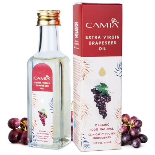 MamaEarth Organic Cold-Pressed Grapeseed Oil - 100ml