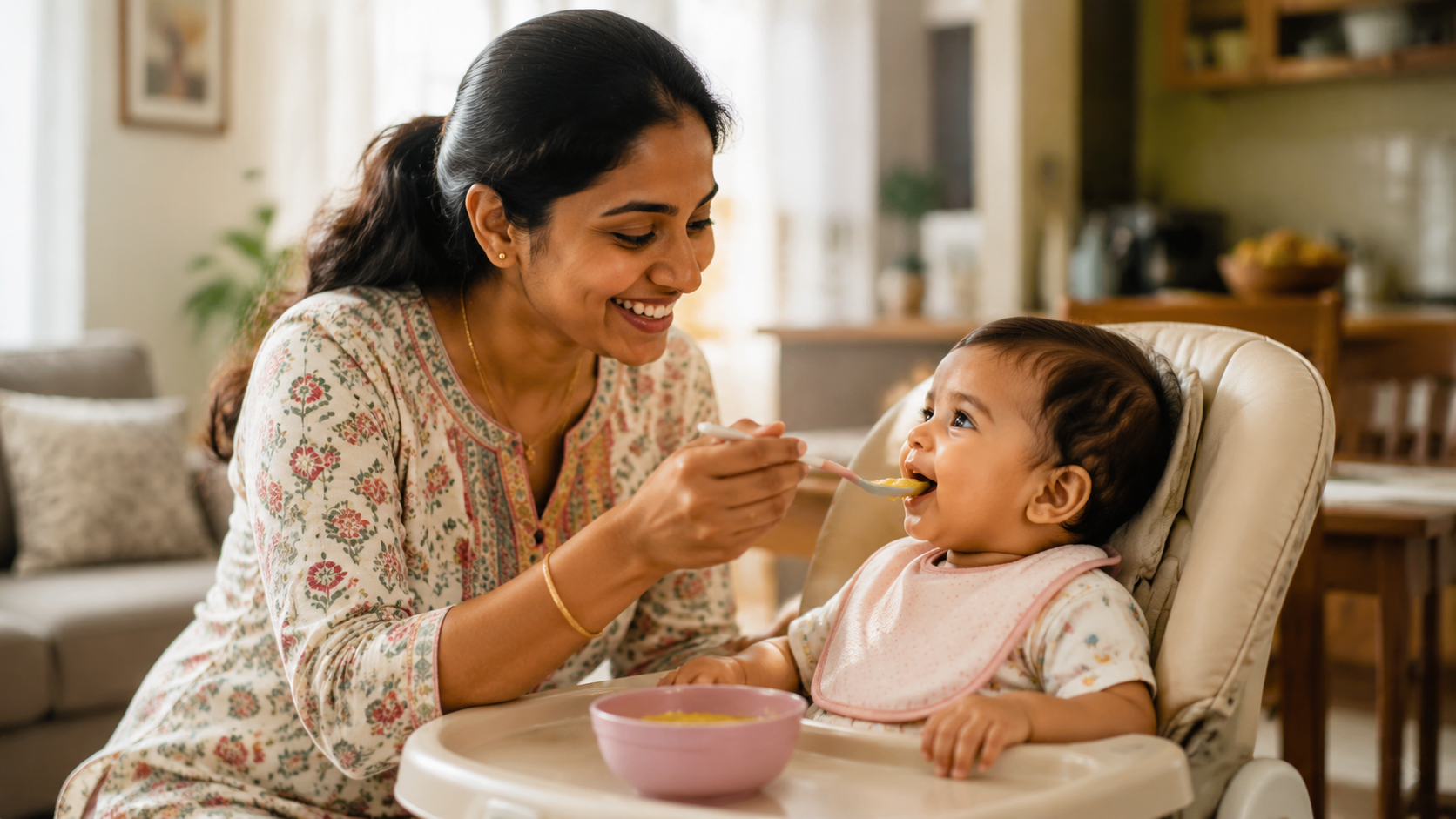 Pumpkin Ragi Porridge for 7+ Month Babies: IAP-Approved Recipe with Pressure Cooker Method