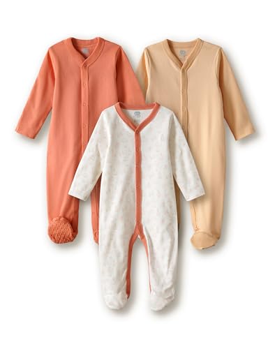Chicco Baby Sleepsuit 100% Cotton (Long Sleeve, 0–6 Months)