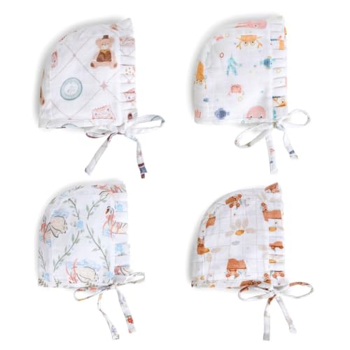 Offspring Newborn Caps (Pack of 3) - 100% Organic Cotton
