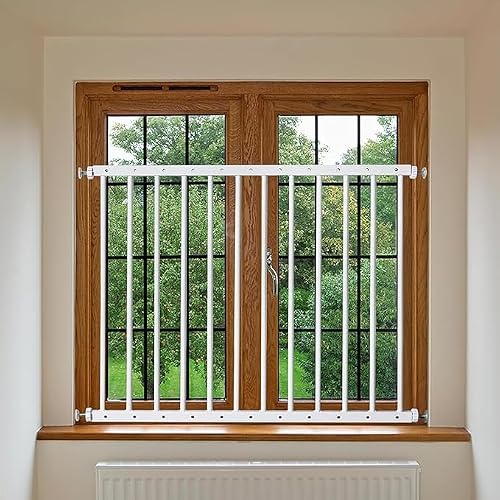 Babyjoy Window Safety Guard Adjustable Steel Railing Protector