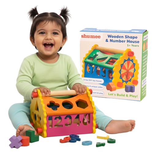Shumee Wooden Shape Sorter Toy
