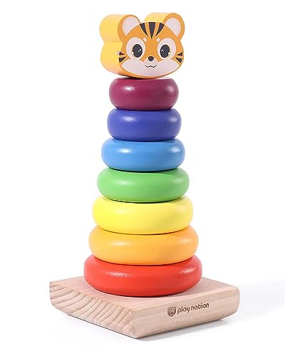 Shumee Wooden Stacking Rings Toy