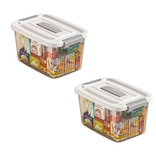 mDesign Large Storage Bins with Lids