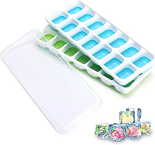 Nuby Silicone Ice Cube Tray with Lids 2-pack