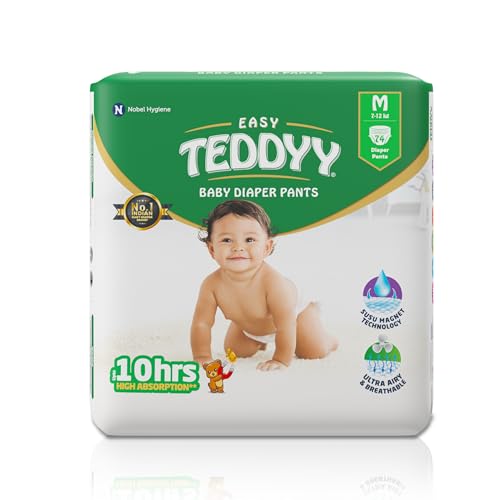Nappa Antibacterial Baby Diaper Size M