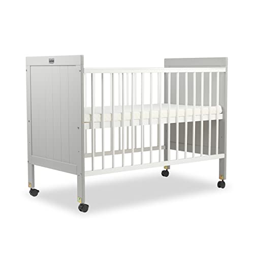 Godrej Multipurpose Wooden Baby Crib with Firm Coir Mattress (White)