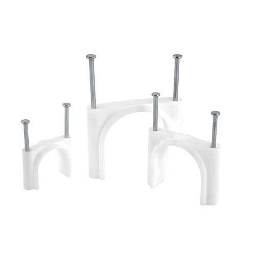 Cozy Castle Stainless Steel Cable Clips (Pack of 8)