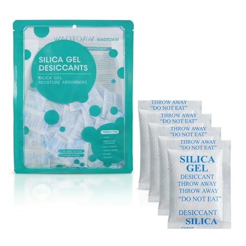 Food-Grade Silica Gel Desiccant Packs (500g, 8 packs)