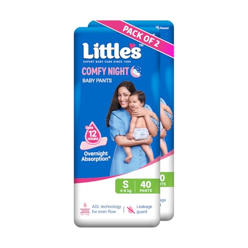 Supples Premium Baby Diaper Pants with Wetness Indicator | Size Small (Upto 7kg) | 20 Counts Per Pack