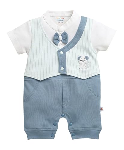 Bumzee Organic Cotton Polyester Baby Romper Quick Dry Monsoon