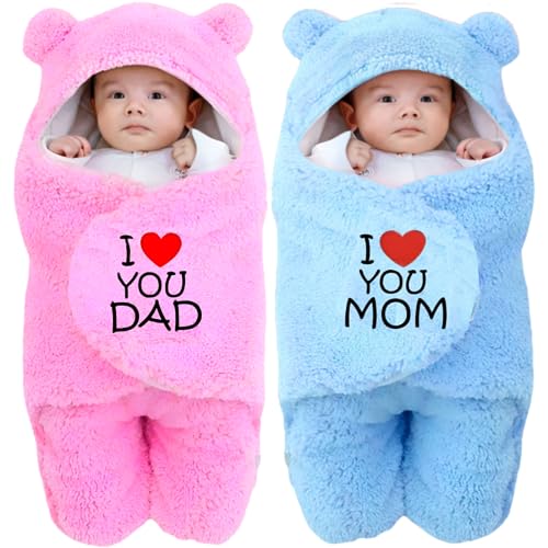 Ben & Jerry's Baby Swaddle Set with Velcro (Pack of 2)